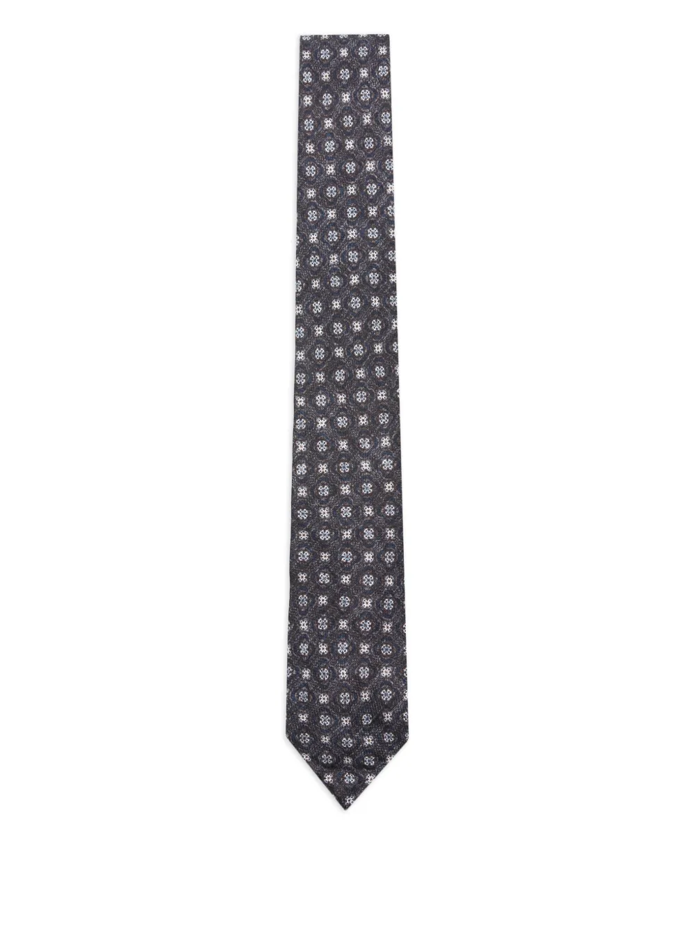 Dell'oglio patterned tie - ブルー Dell'oglio patterned tie - ブルー