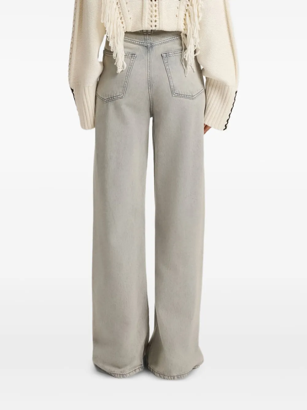 BOSS Jeans met 5 zakken - Grijs