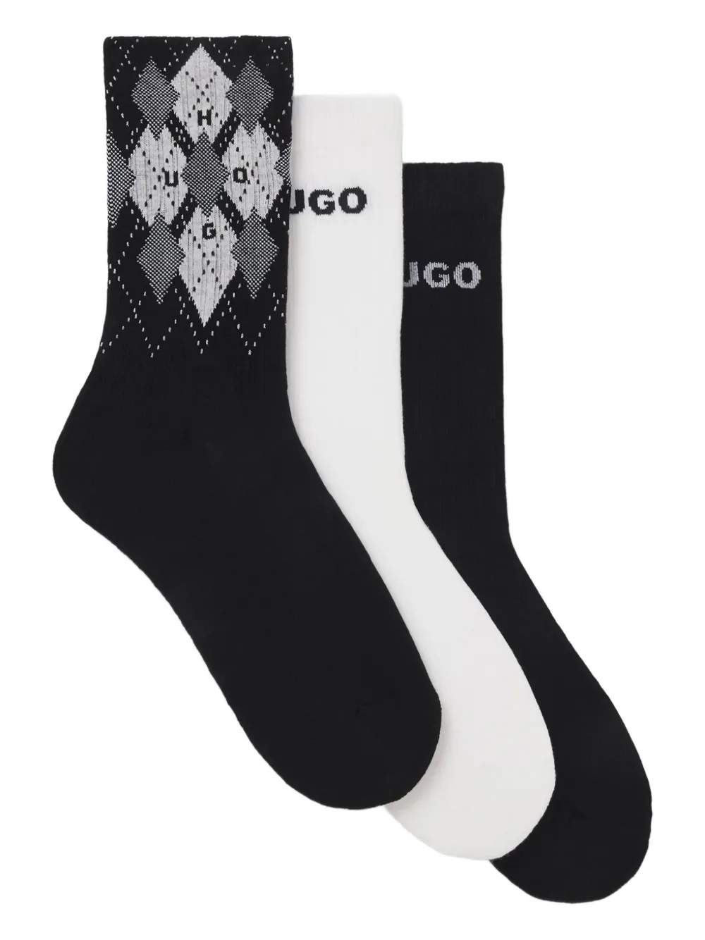 BOSS set de calcetines con logo (set de 3 piezas) | negro | Image 1