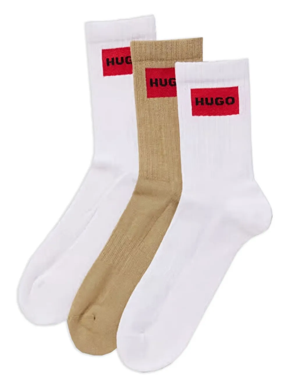 BOSS set de calcetines con logo (set de 3 piezas) | blanco | Image 1
