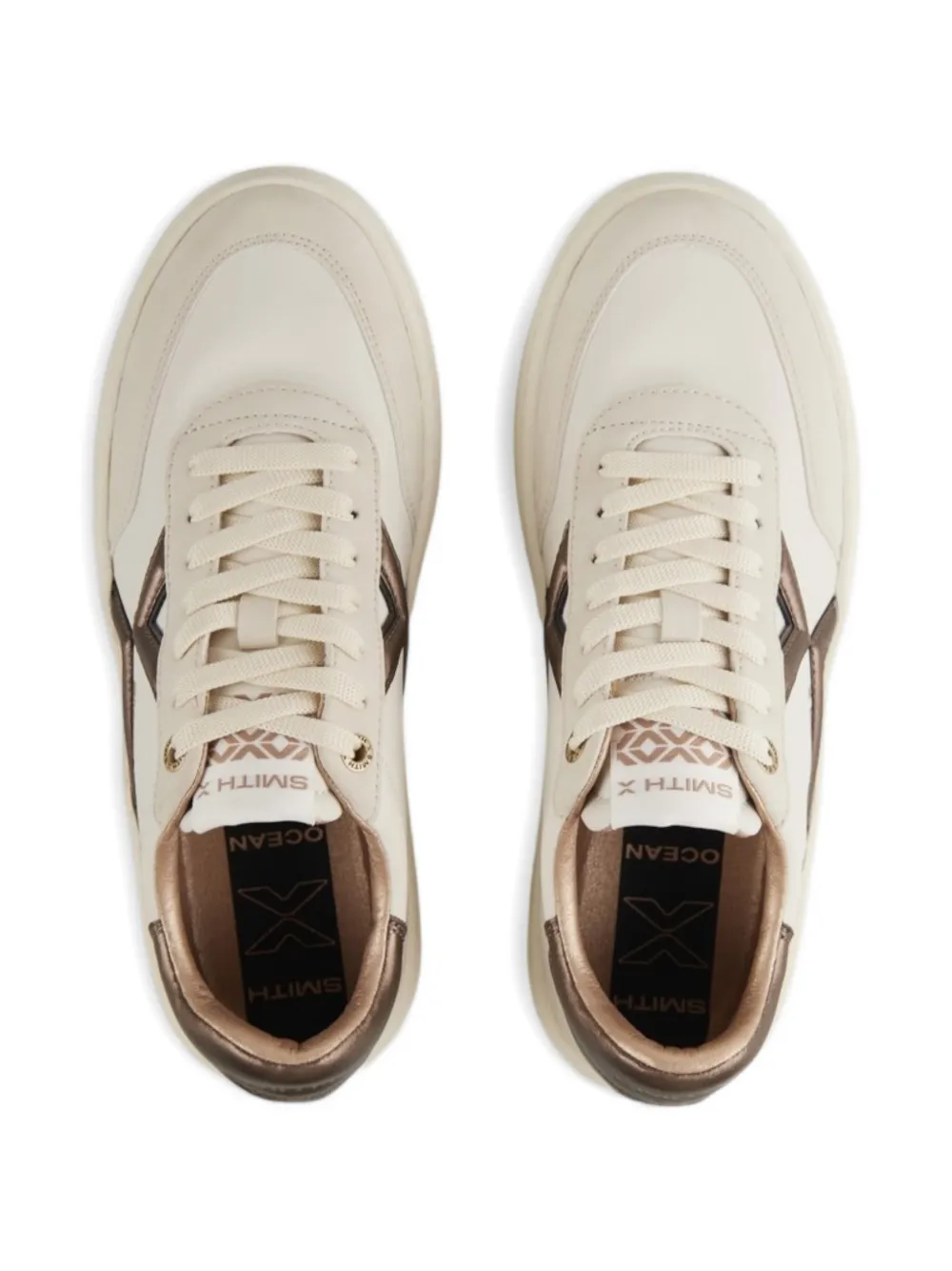Alexander Smith 30 mm Ocean sneakers met logodetail Beige