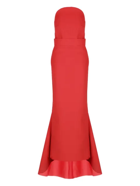 Solace London vestido strapless Citra