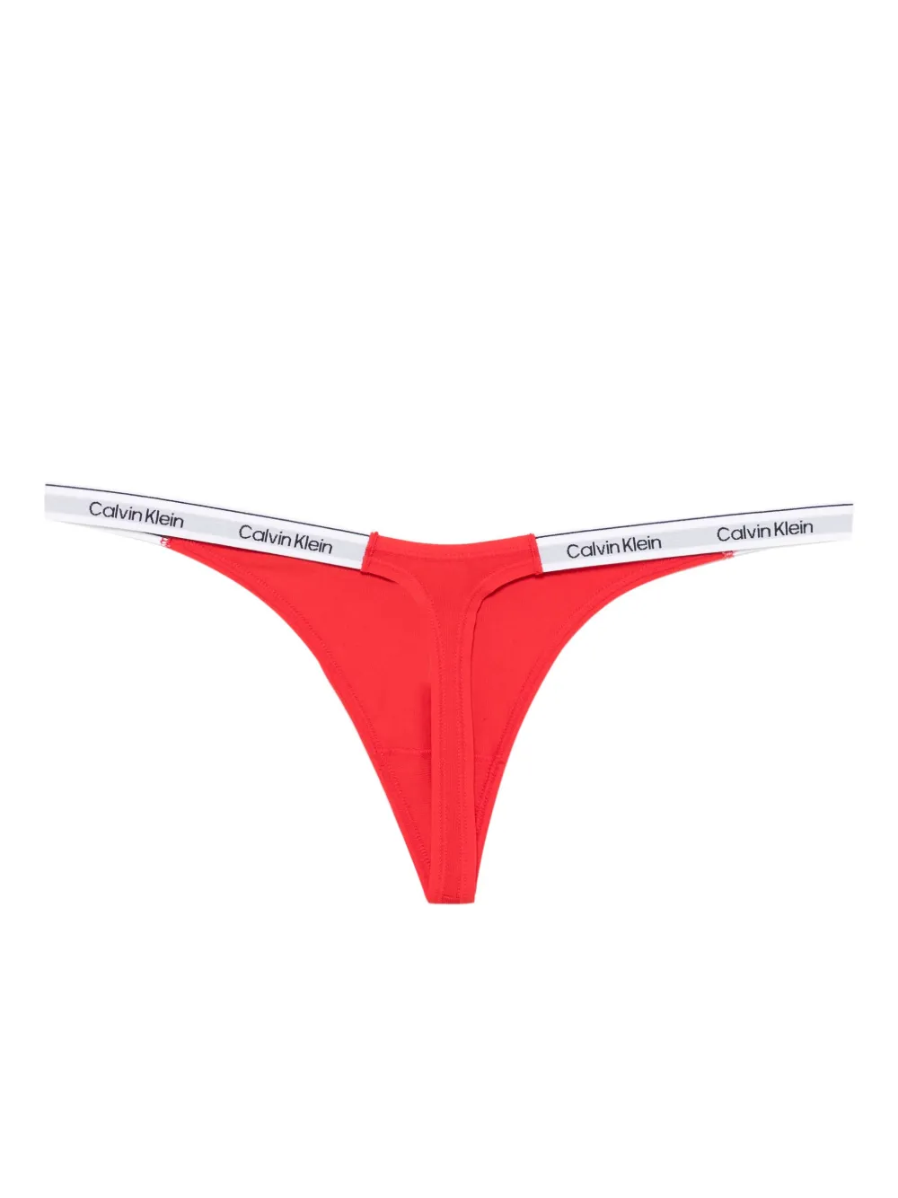 Calvin Klein Underwear String met logo tailleband - Rood