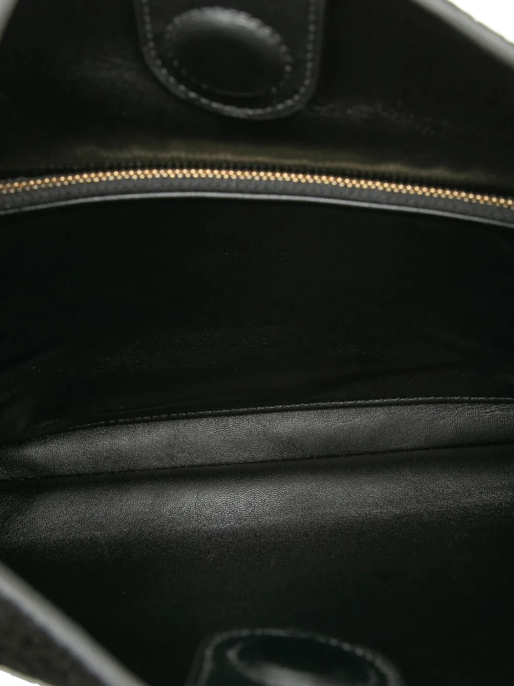 Pre-owned Gucci 2016-2025 Micro Gg Suede B Shoulder Bag Crossbody Bag In Black