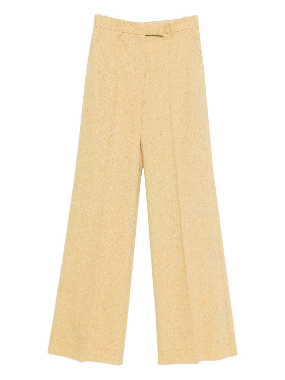Valentino Garavani belt-loop trousers - イエロー Valentino Garavani belt-loop trousers - イエロー