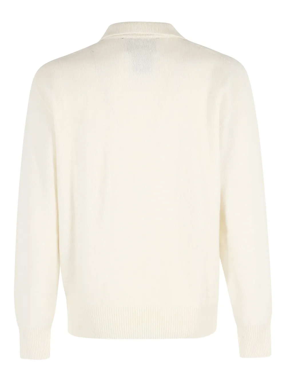 AMARANTO Trui met V-hals en lange mouwen - Beige