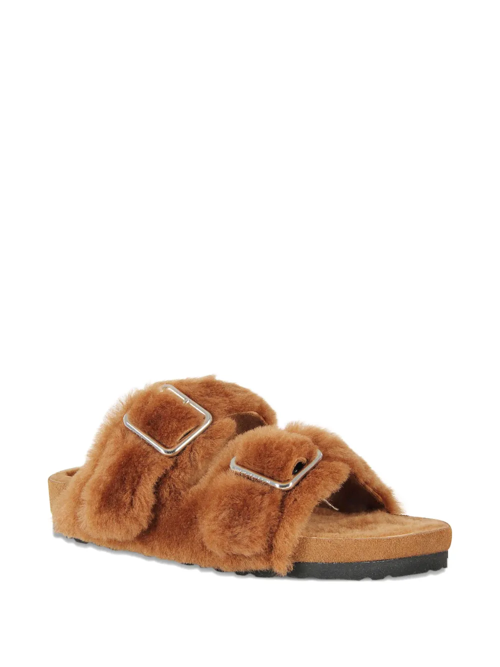 Birkenstock Arizona buckle strap slippers - Bruin