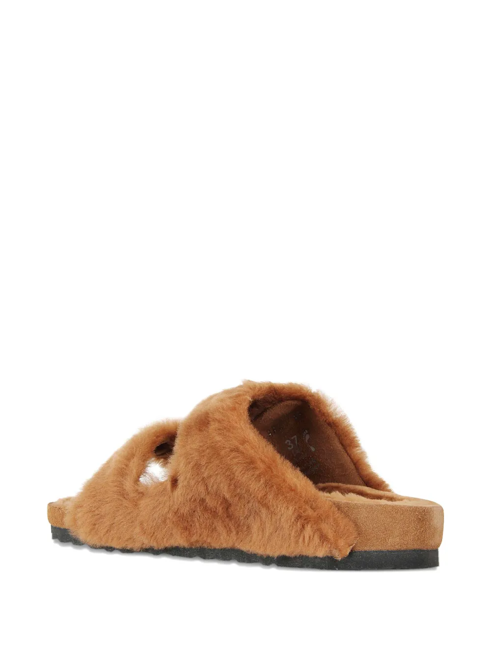 Birkenstock Arizona Buckle Strap Slippers In Brown
