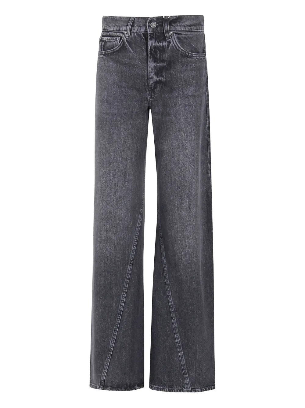 ANINE BING button-fastening jeans | Black | Image 1