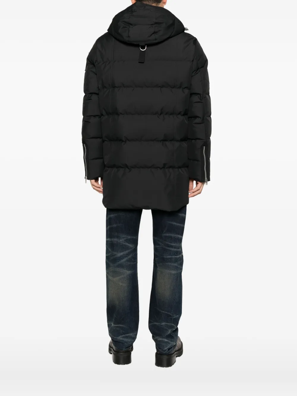 Moose Knuckles Jas met capuchon Zwart