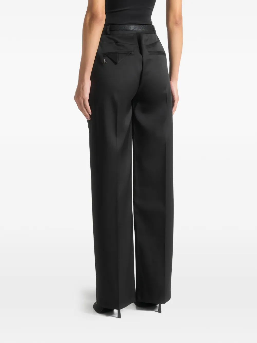 Manière De Voir Julie pantalon met plooien Zwart