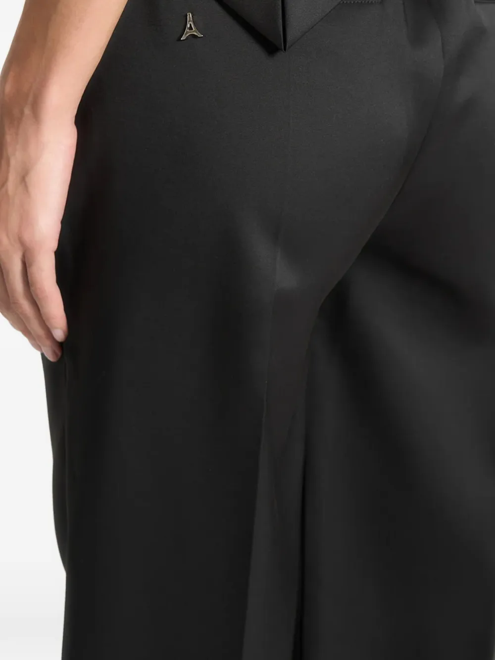 Manière De Voir Julie pantalon met plooien Zwart