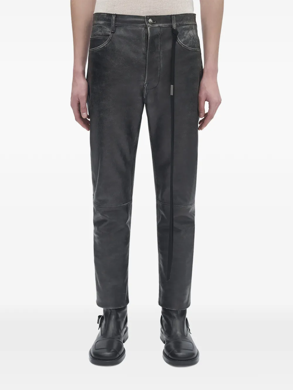 Ann Demeulemeester panelled trousers - Grigio
