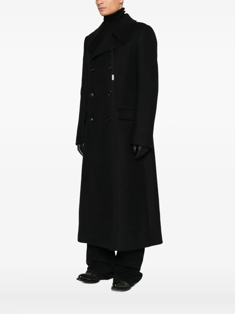  Ann Demeulemeester Double-breasted Coat - Black 
