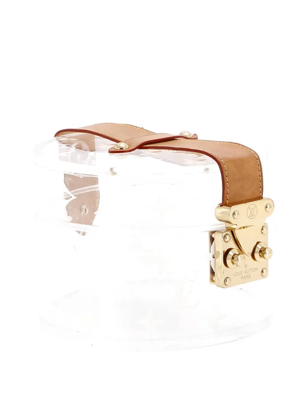 Louis Vuitton Pre-Owned Box Scott Trunk Monogram Plexiglass pouch - Louis Vuitton Pre-Owned Box Scott Trunk Monogram Plexiglass pouch -