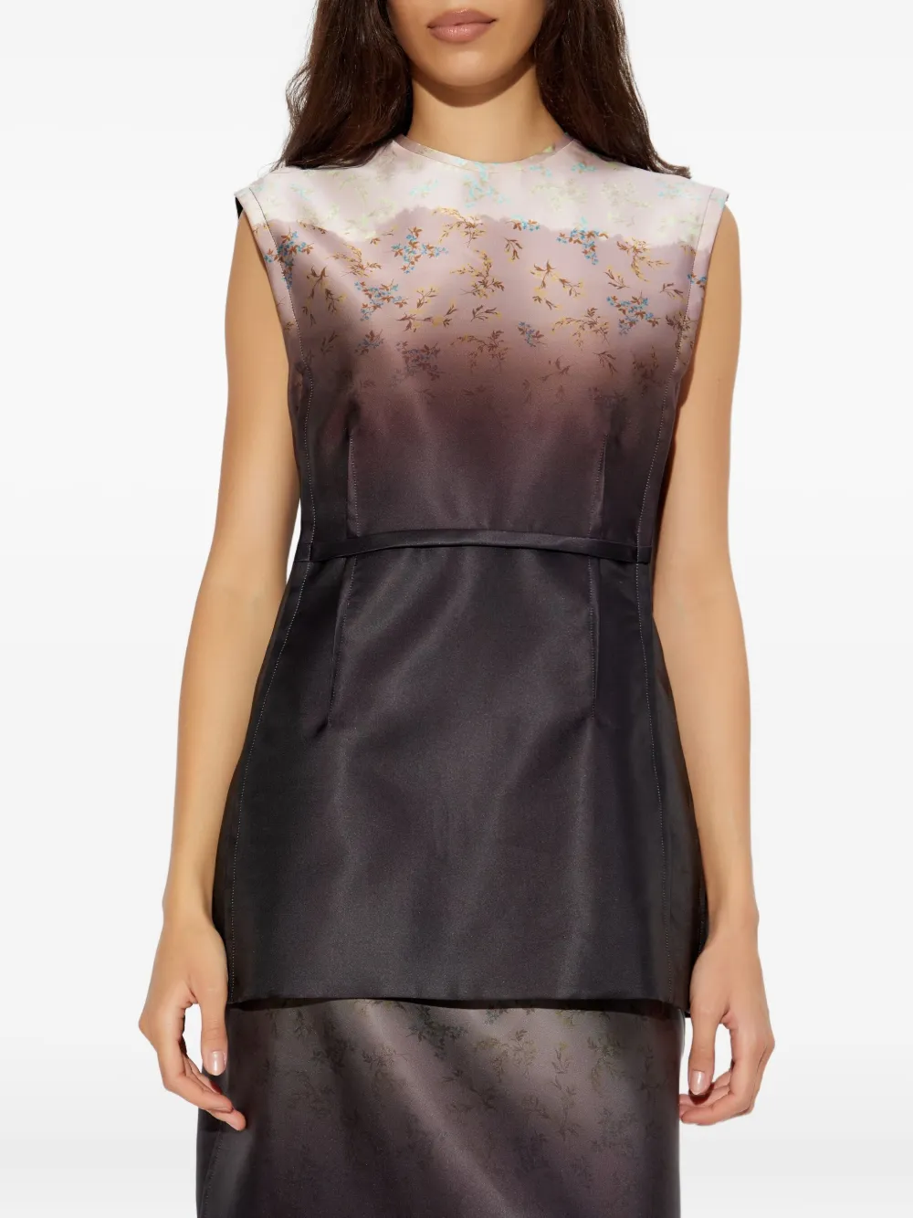 Jil Sander Sleeveless Top In Black