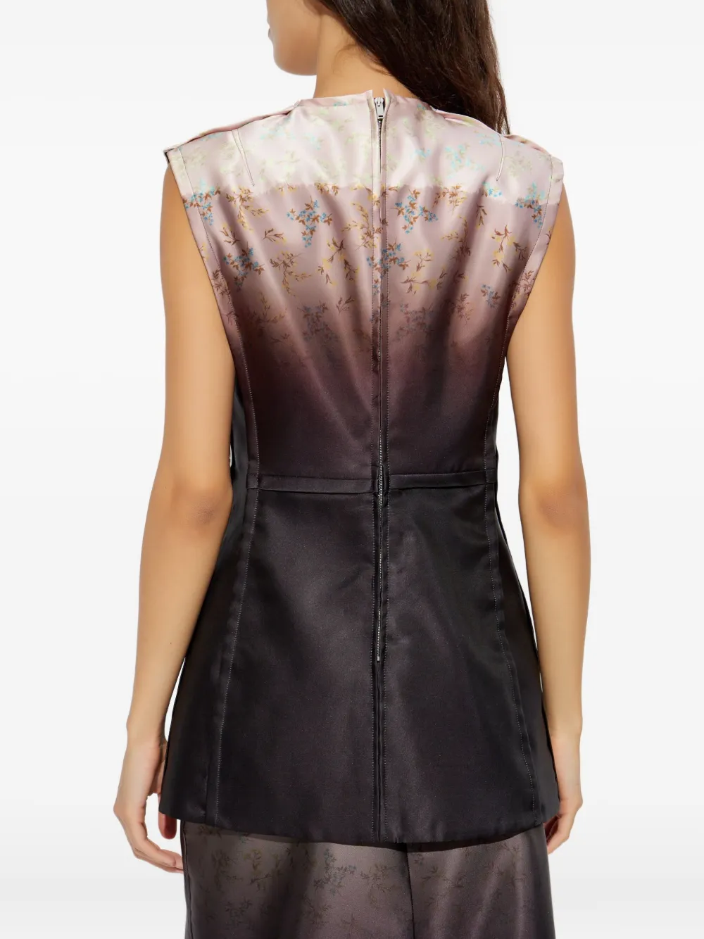 Jil Sander Sleeveless Top In Black