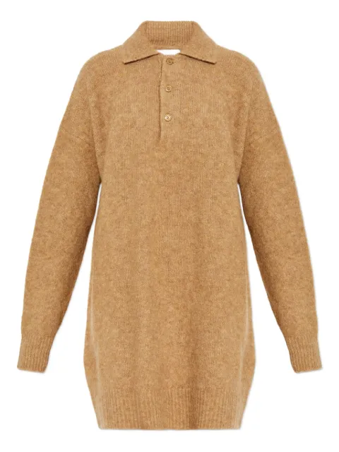 AMI Paris Buttoned collared dress