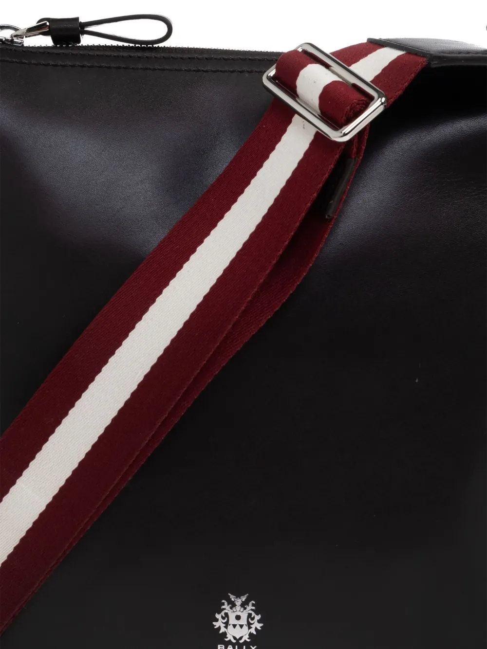 Bally Ray leren messengertas Zwart