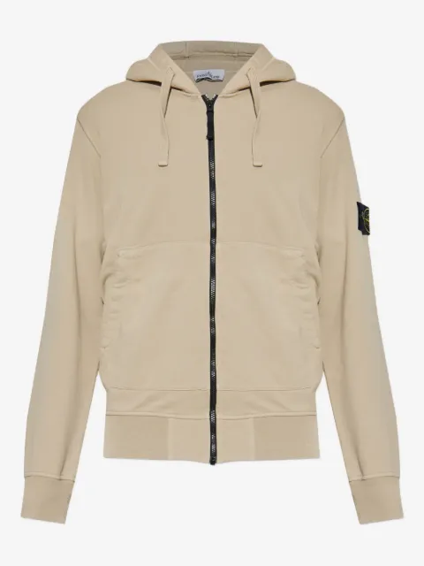 Stone Island Kapuzenjacke mit Logo-Patch