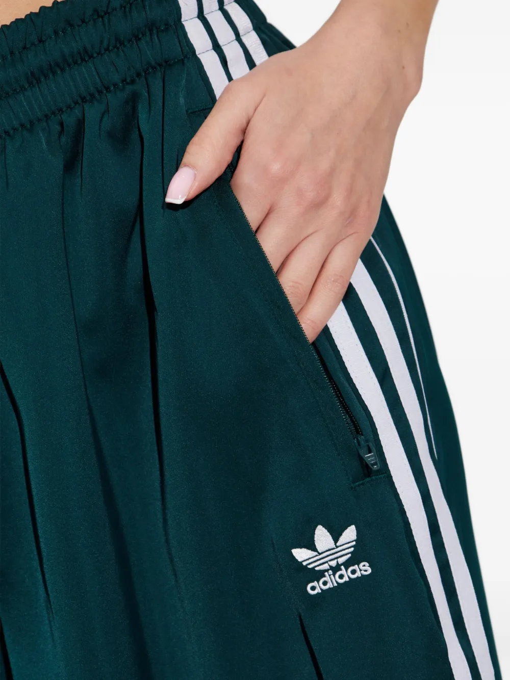 adidas Broek met geborduurd logo Groen