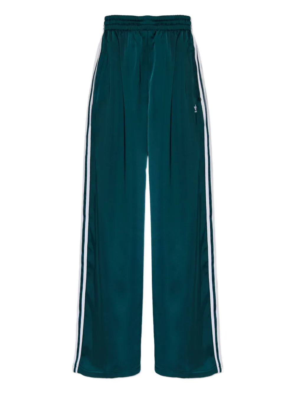 adidas logo-embroidered trousers - Verde
