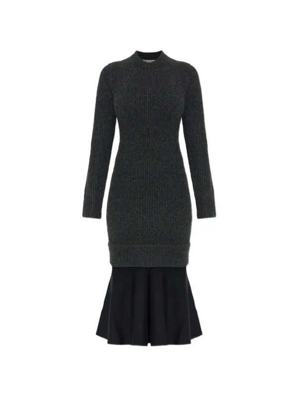 alexander wang dress grey Alexander Wang Ruched Mini Dress - Grey - 18% Off