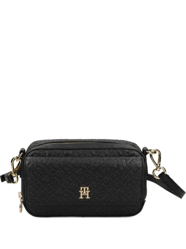 Tommy Hilfiger モノグラム ショルダーバッグ | ブラック | FARFETCH JP