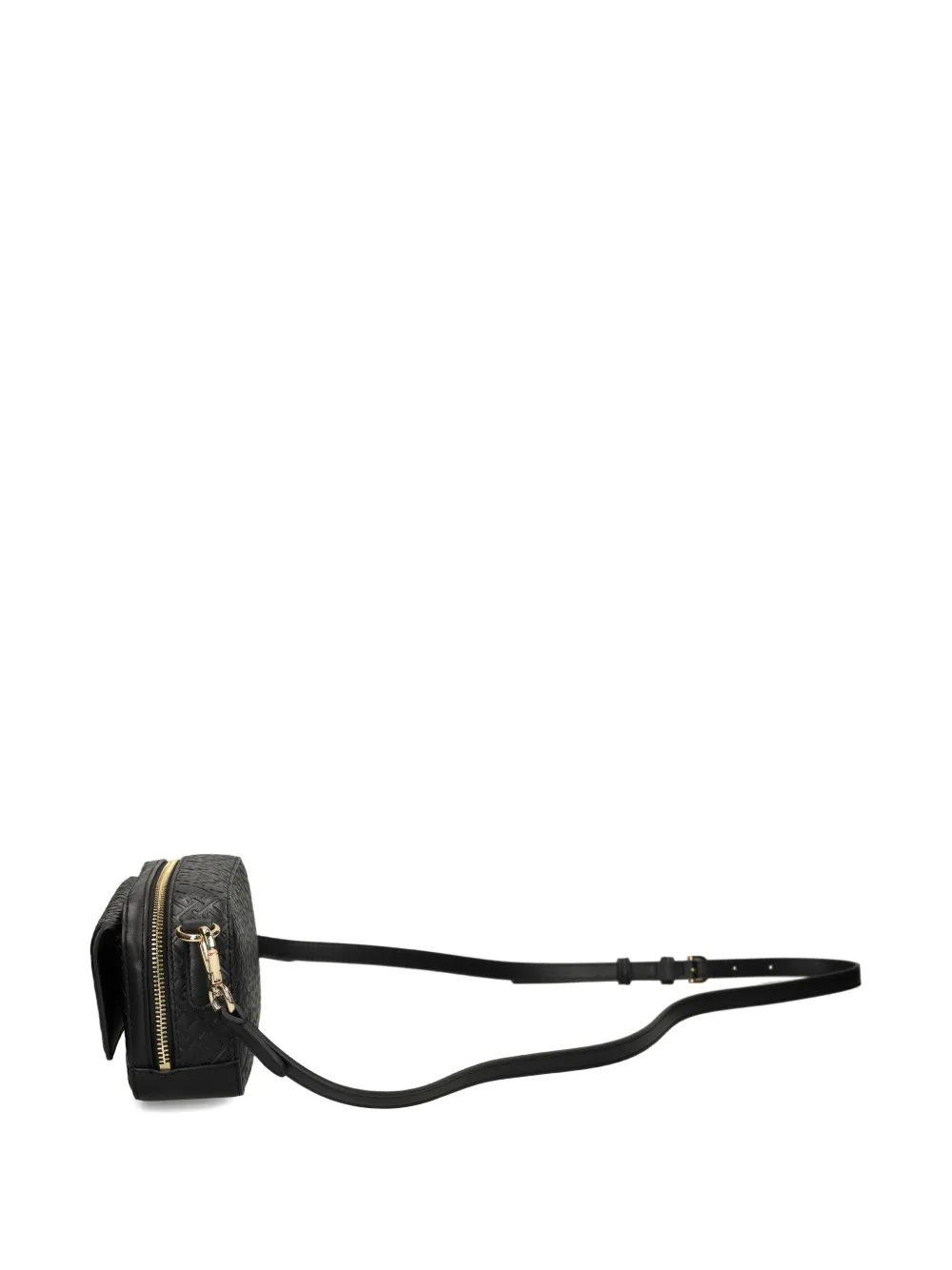 Tommy Hilfiger Monogram Cross Body Bag In Black