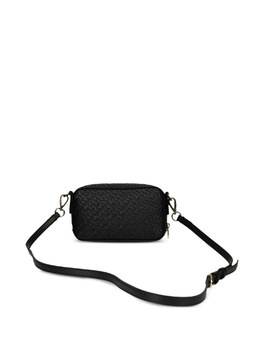 Tommy Hilfiger Monogram Cross Body Bag In Black