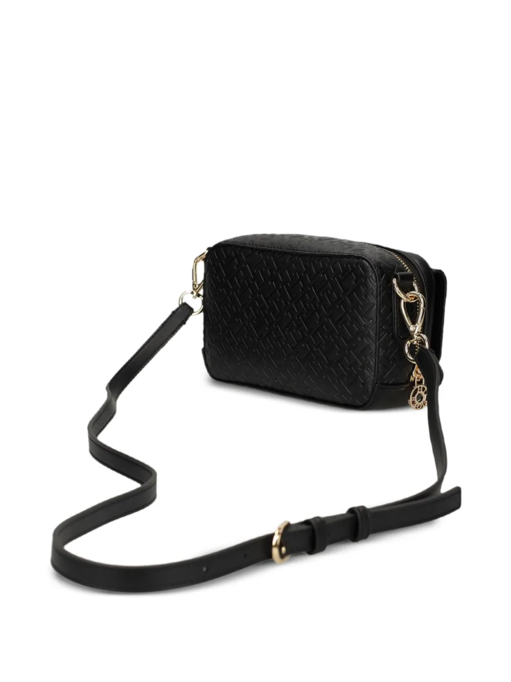 Tommy Hilfiger Monogram Cross Body Bag In Black