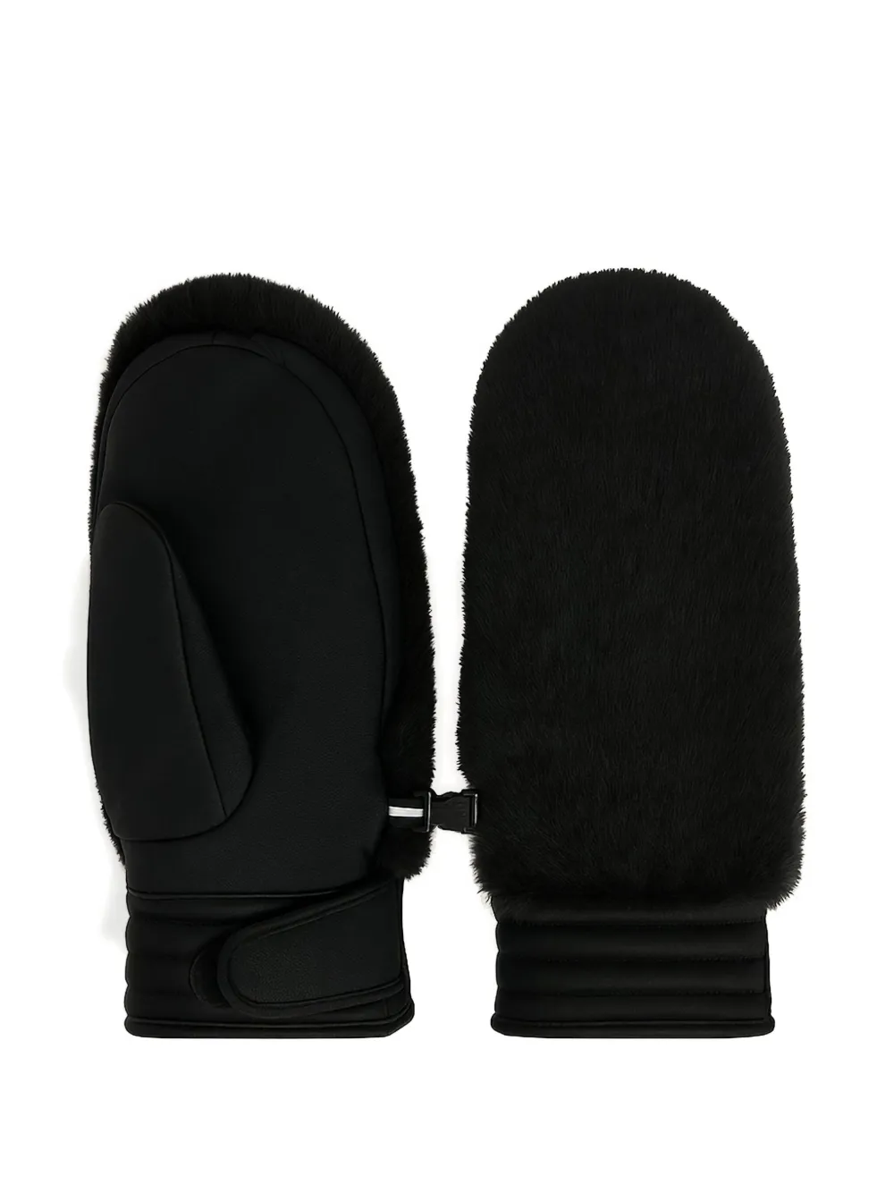 Fusalp Faux-fur Gloves In Black