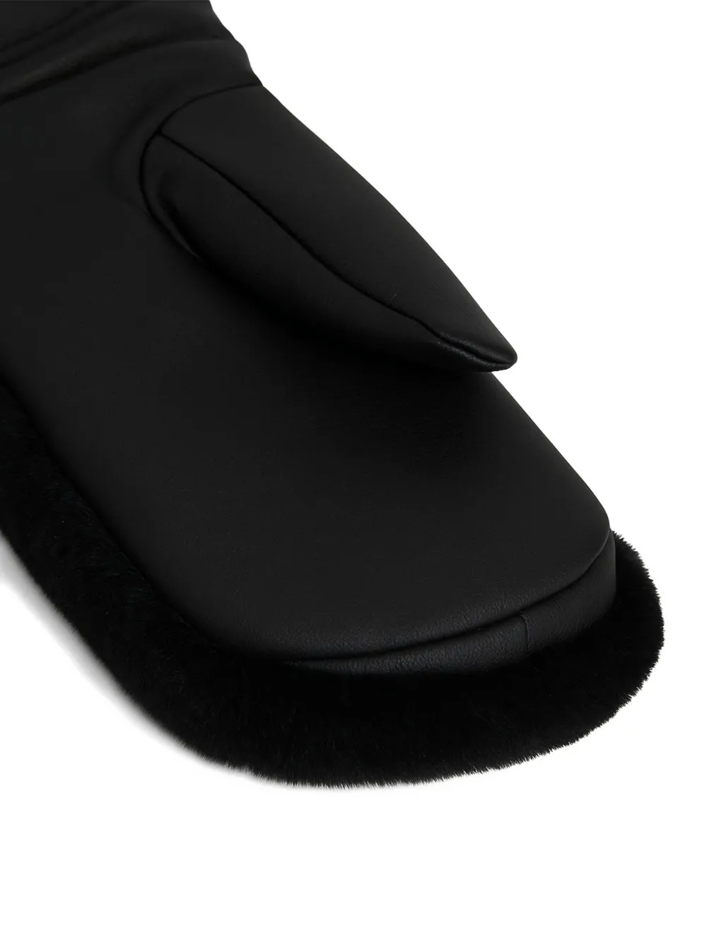Fusalp Faux-fur Gloves In Black