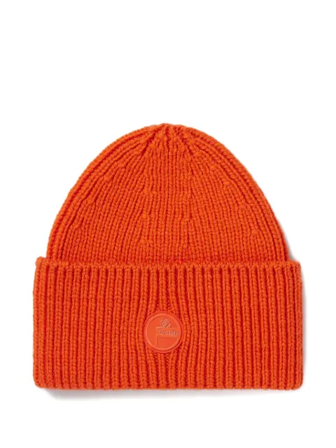 Fusalp ribbed logo-badge knitted beanie
