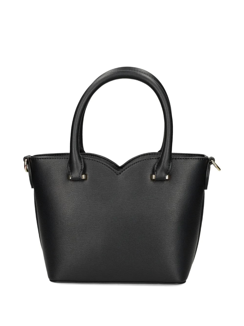 Love Moschino heart-plaque tote bag - Zwart