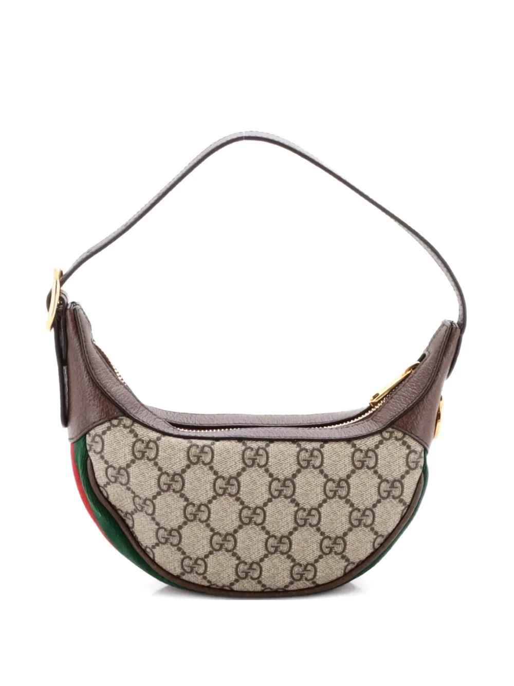 Gucci Pre-Owned Ophidia Half Moon Bag GG Coated Canvas Mini hobo bag - Gucci Pre-Owned Ophidia Half Moon Bag GG Coated Canvas Mini hobo bag -