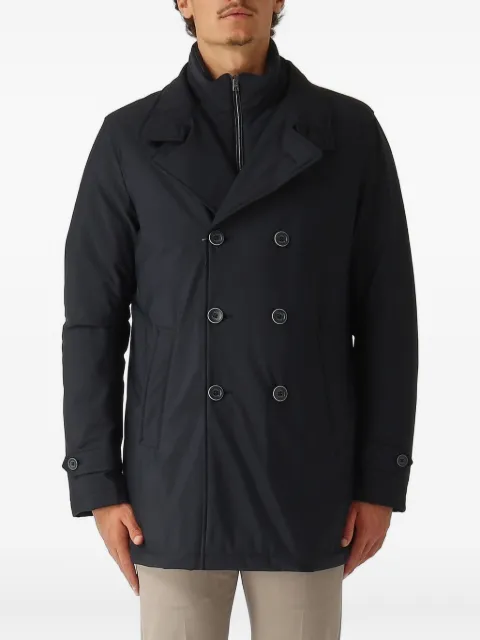 Herno padded double-breasted peacoat 