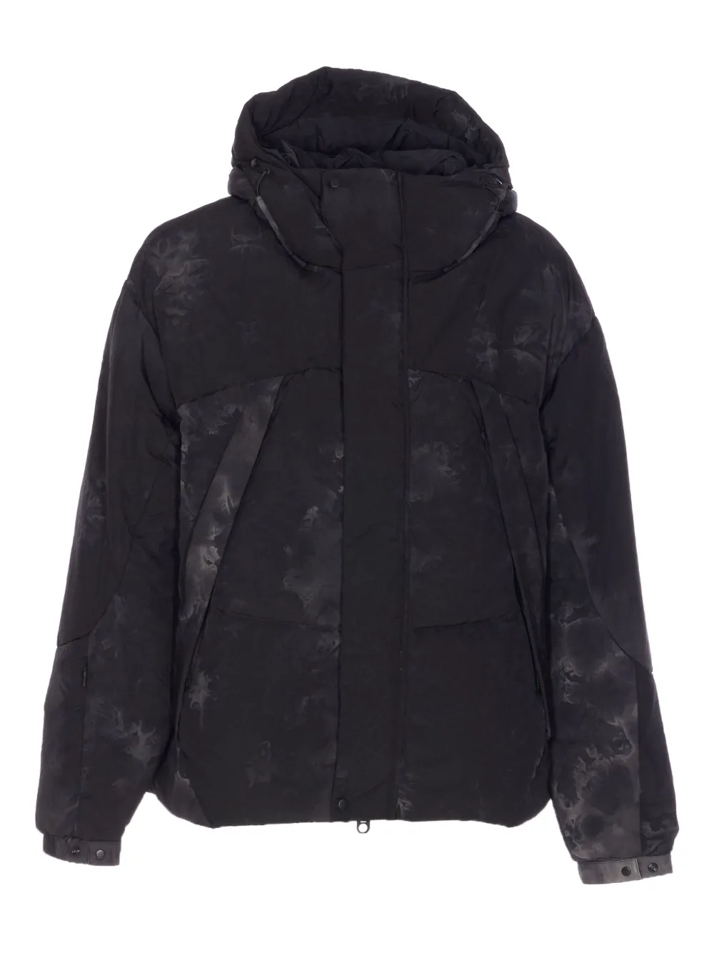 JG1 marbled-effect jacket | Black | Image 1