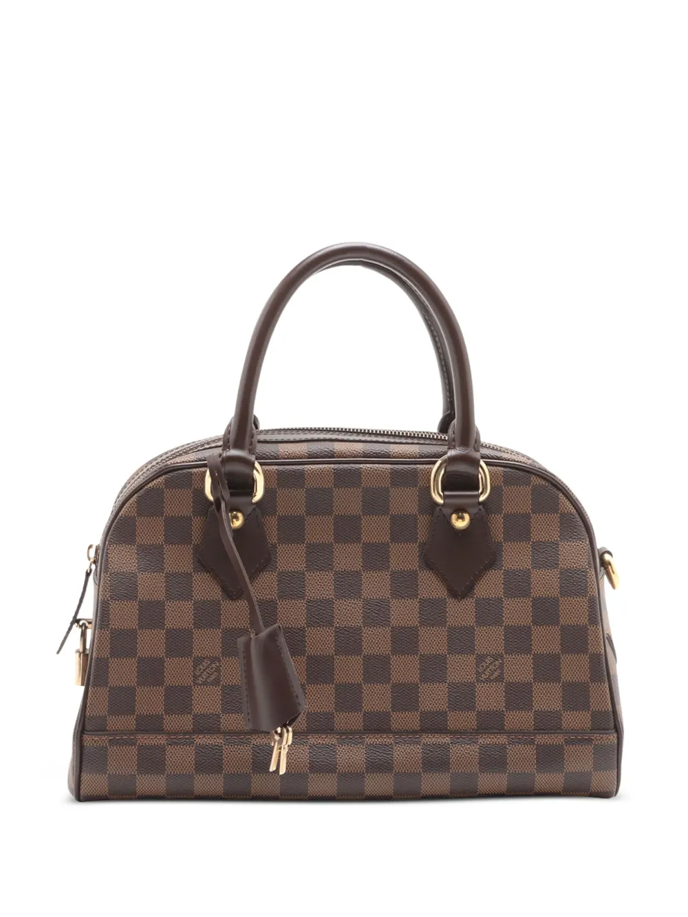 Louis Vuitton Pre-Owned 2005 ダミエ エベヌ ドゥオモ ハンドバッグ - ブラウン Louis Vuitton Pre-Owned 2005 ダミエ エベヌ ドゥオモ ハンドバッグ - ブラウン