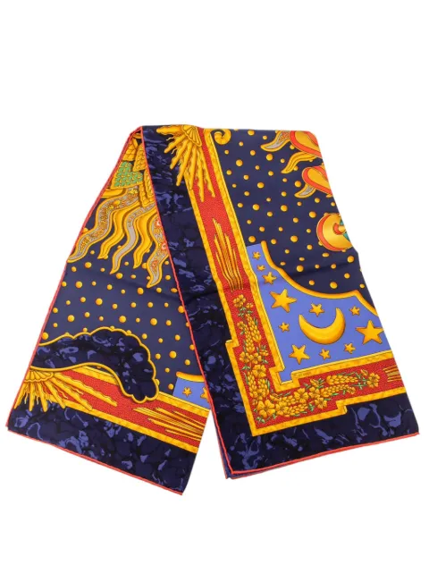 Hermès Pre-Owned 1986-1998 Carpe Diem Silk Scarf 90 scarves