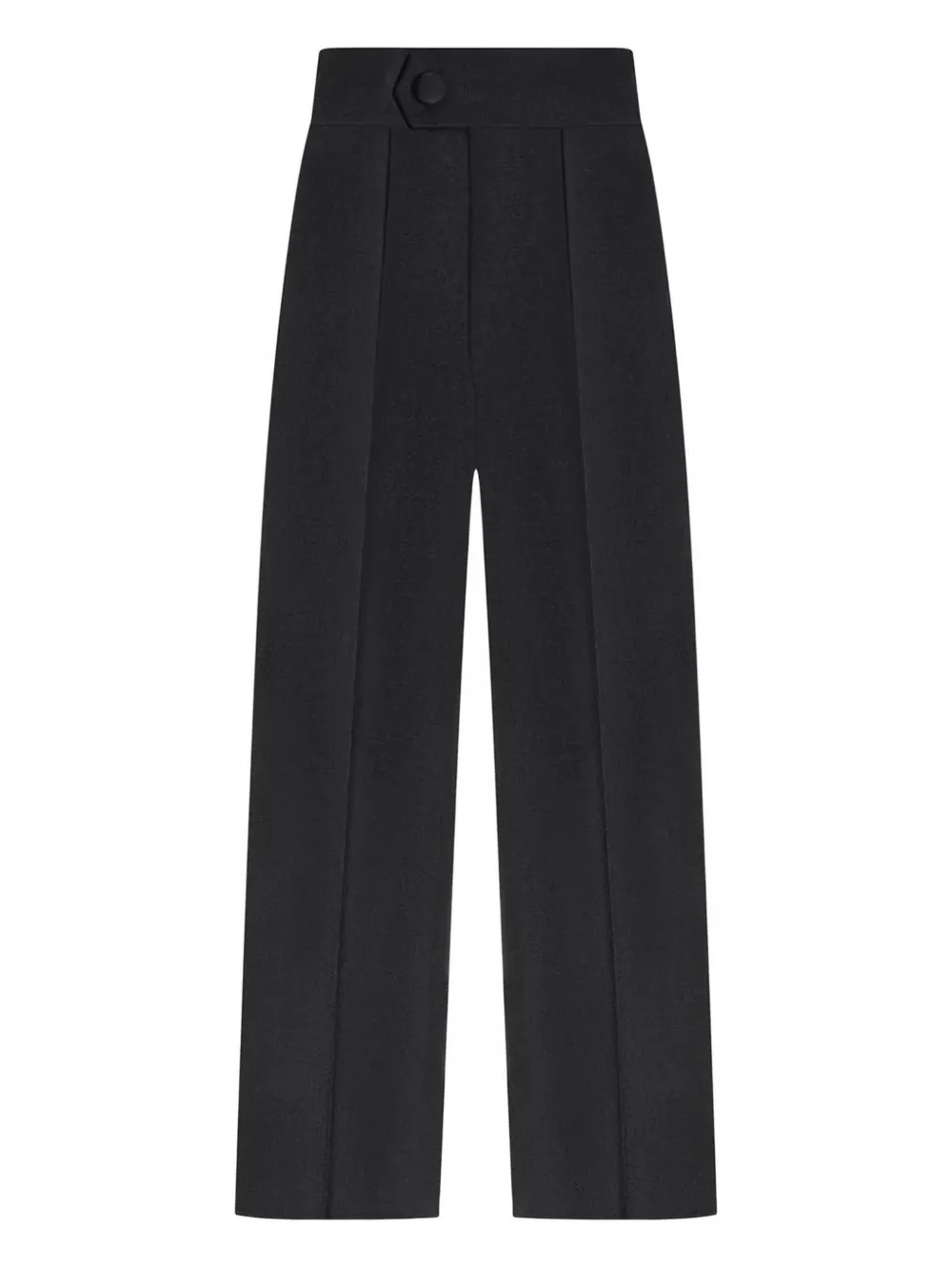 Manière De Voir Elsa Button Pleated Trousers In Black