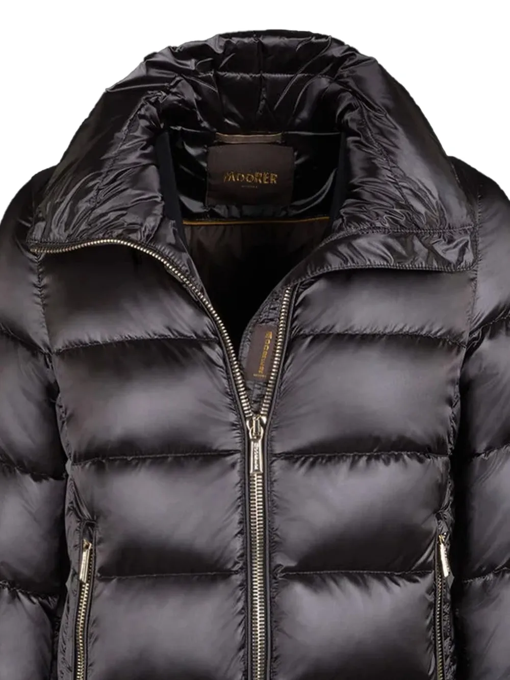Moorer zip-fastening coat | Single Breasted Coats | Image 2