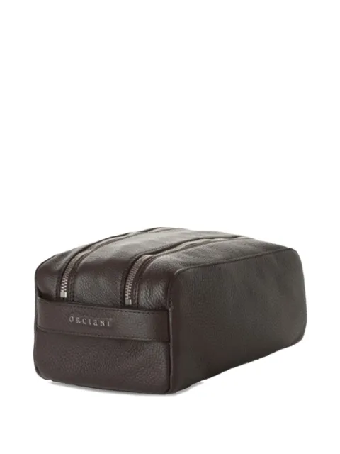 Orciani zip-up clutch bag