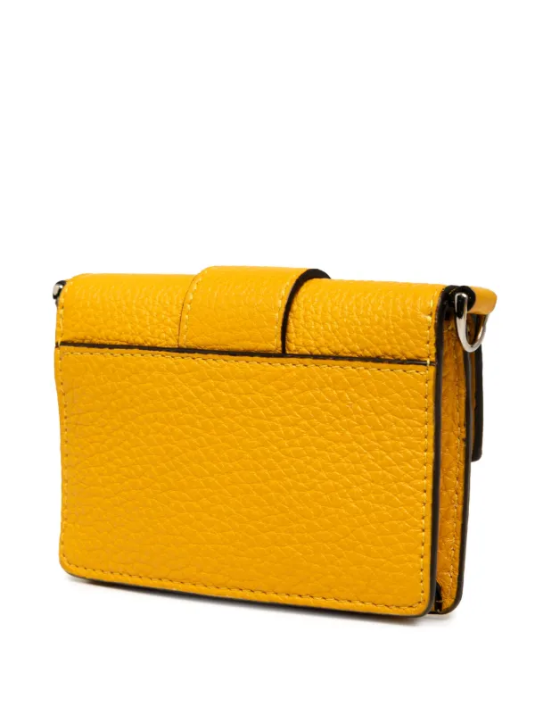 Fendi Pre-Owned 2010-2025 マイクロ レザー フラット バゲット