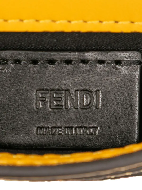 Fendi Pre-Owned 2010-2025 マイクロ レザー フラット バゲット
