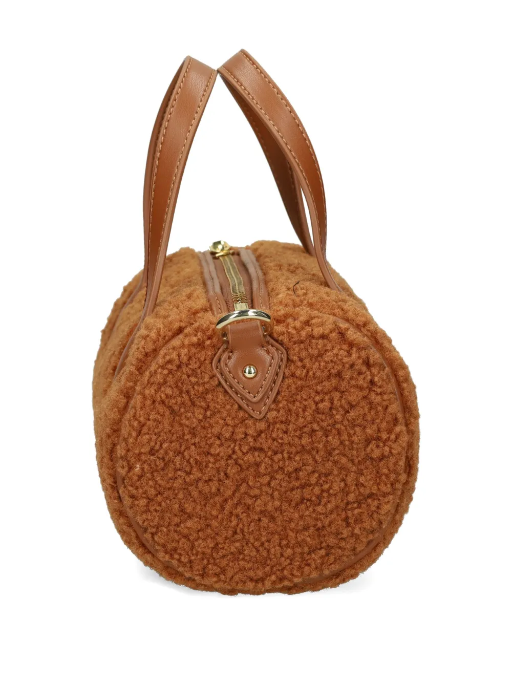 Love Moschino Shopper met handvat en logo Bruin