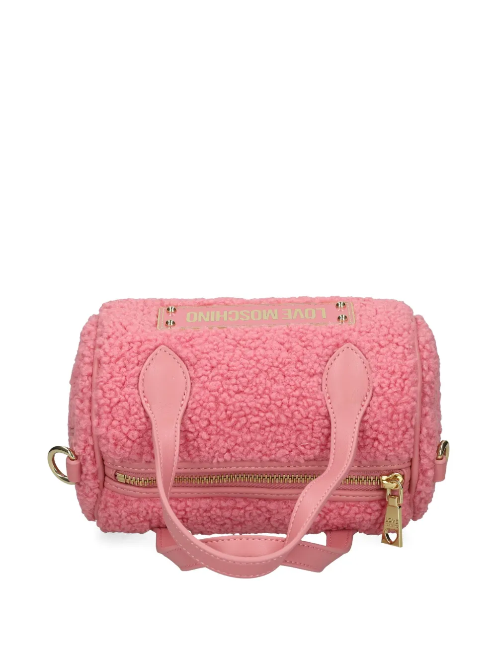 Love Moschino Shopper met handvat en logo Roze