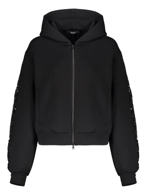 Herno sequin-embellished hoodie