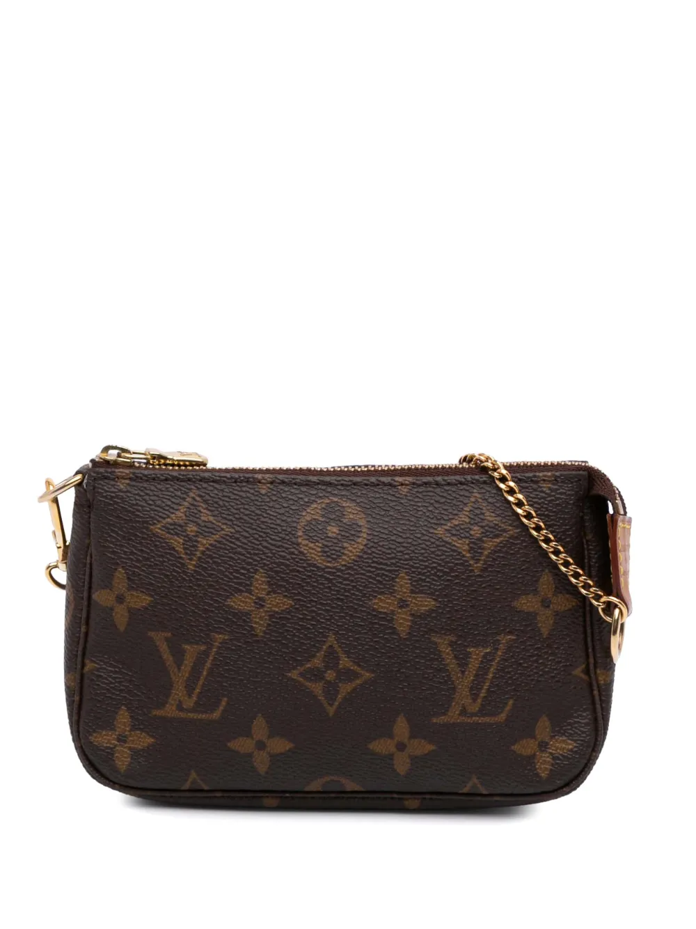 Louis Vuitton Pre-Owned 2020 モノグラム ミニ ポシェット アクセソワール ハンドバッグ - ブラウン Louis Vuitton Pre-Owned 2020 モノグラム ミニ ポシェット アクセソワール ハンドバッグ - ブラウン