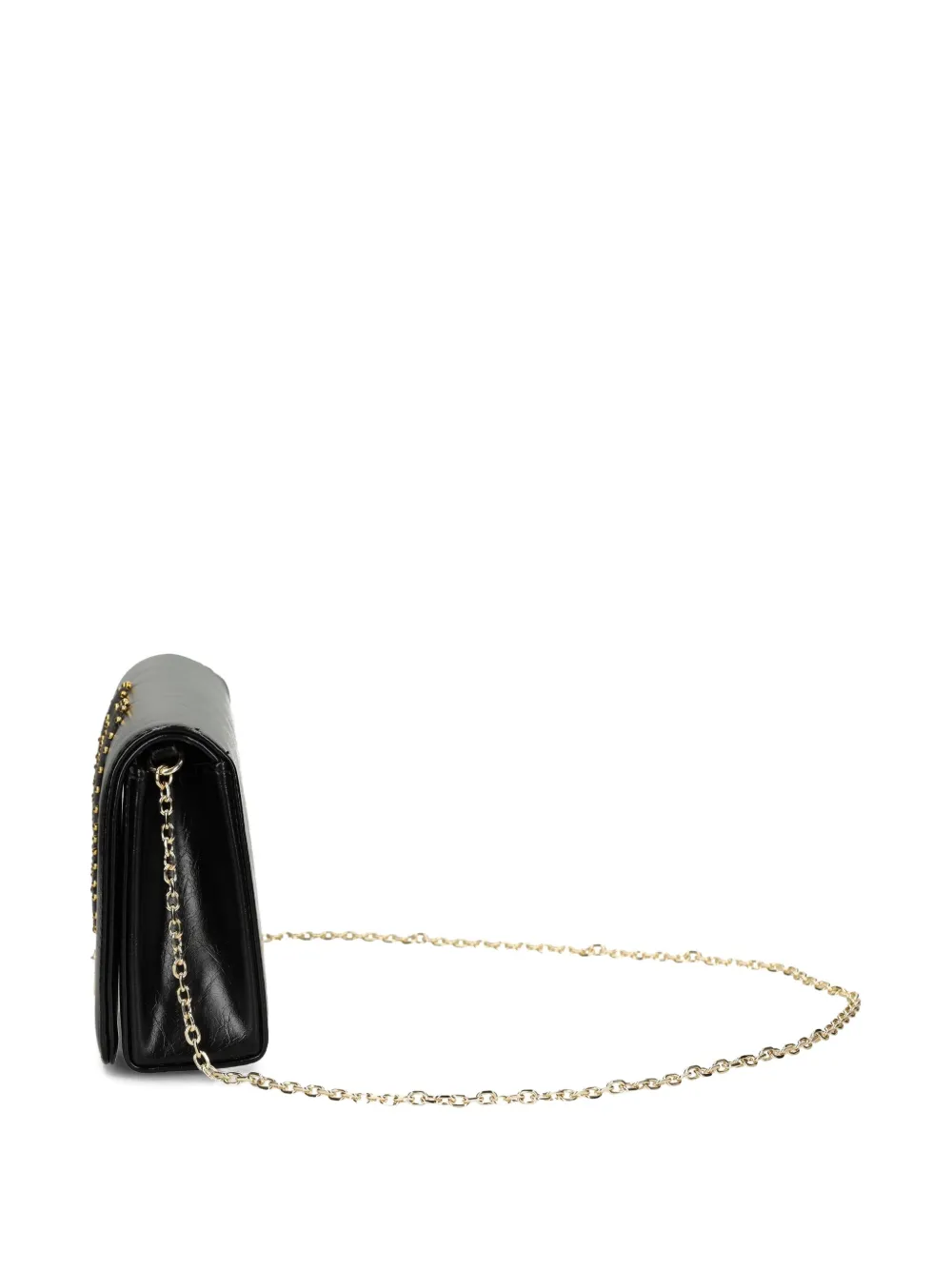 Love Moschino Studded Chain Cross Body Bag In Black